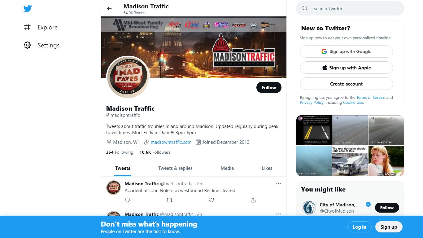 Madison Traffic (@madisontraffic) / Twitter